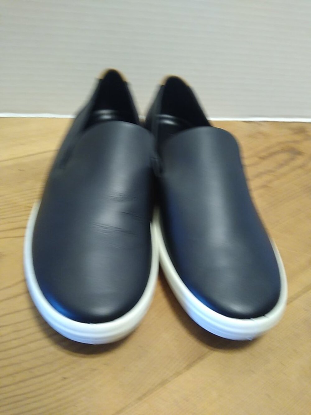 ECCO Soft 7 Women EU 42 US 11 11.5 Black Leather Slip on Fashion Sneaker Comfort - Picture 4 of 11